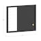Martha Stewart Everette 24in.x18in. Magnetic Calendar Dry Erase Board and Chlk Board w/Liq Chlk Mrkr and Mgnts, Blk BR-PM-COM-MW1MB2-4561-BK-MS - alternate 4